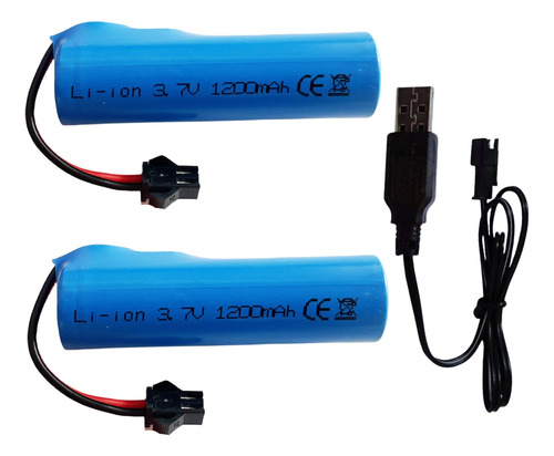 Vocti Bateria Lipo De 3.7 V 1200 Mah Con Enchufe Sm-2p Para