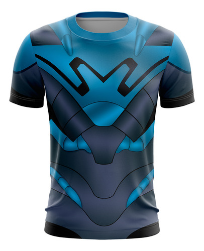 Playera Sublimada Tallas Extra Blue Beetle Traje