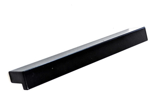 Manija Tirador Aluminio 96 Mm Enigma Negra Mueble Cocina X10