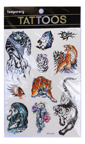 Tatuajes Temporales  Tigres