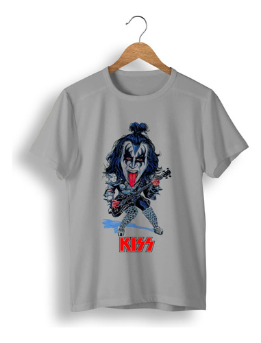 Remera: Kiss Caricatura Memoestampados