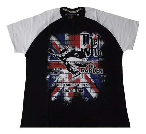 Camiseta Blusa Adulto Unissex Banda De Rock The Who Bo492