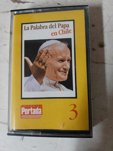 Cassette Casete La Palabra Del Papa En Chile Tomo 3