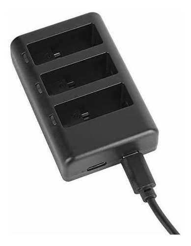 Gopro Battery Charger Station 3 Paquetes Compatibles Co...