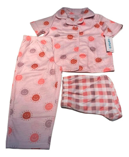 Pijama Carters Tres Piezas / T2 / Nena