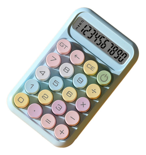 Botones Mecánicos De Calculadora De 10 Dígitos Pantalla