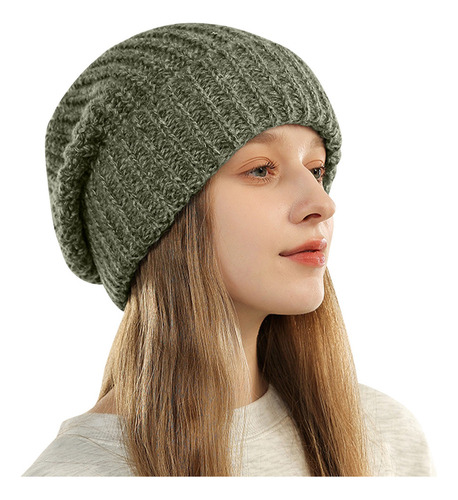 Sombreros Transpirables De Punto De Color Liso Para Mujer, C