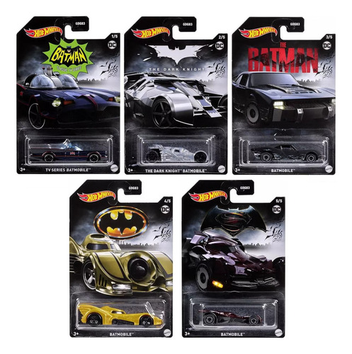 Coleção Completa Hot Wheels Collector Veículos Batman