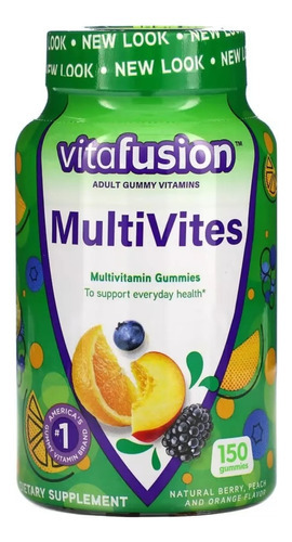 Multivitaminico Vitafusion Multivites 150 Gomitas Sabor Cítrico