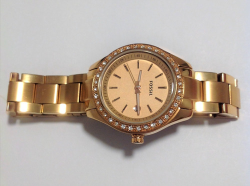 Reloj Fossil Pulsera Genuino Stella Mini Oro Rosa Es 3196 (Usado)