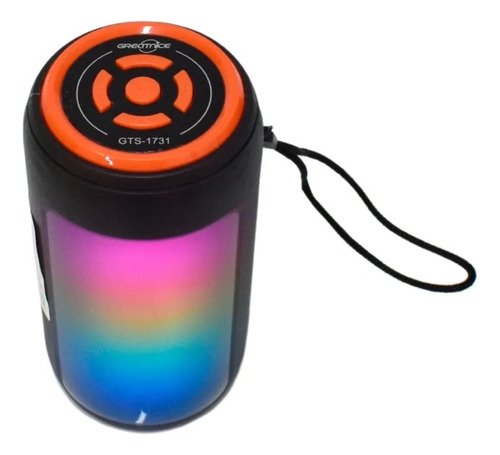 Parlante Bluetooth Portatil 2  Radio Sd Luz Led Tts Tutti