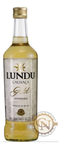 Cachaça Lundu Gold Ouro 700ml