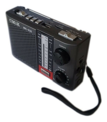 Radio Analógico Antena Linterna Am/fm/tv/sw/usb