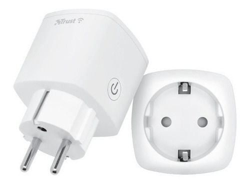 Enchufe Inteligente Wifi Smart Schuko Trust Ios Android Color Blanco