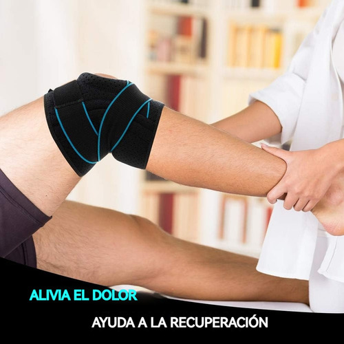 Rodillera Siyaa Deportiva Ajustable Para Gym 5mm