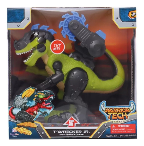 Robot Warrior Tech T-wrecker Jr Luz Sonido Cod Ik0422-23