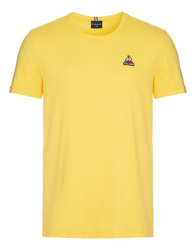 Camiseta Le Coq Ess Tee Ss N°3 Masculino - Amarelo