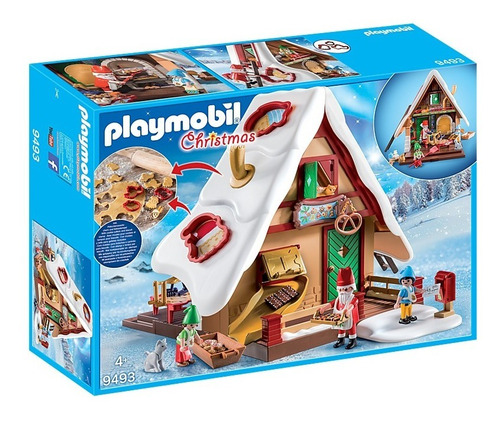 A Playmobil 9493 Panadería Papá Noel Navidad Playlgh