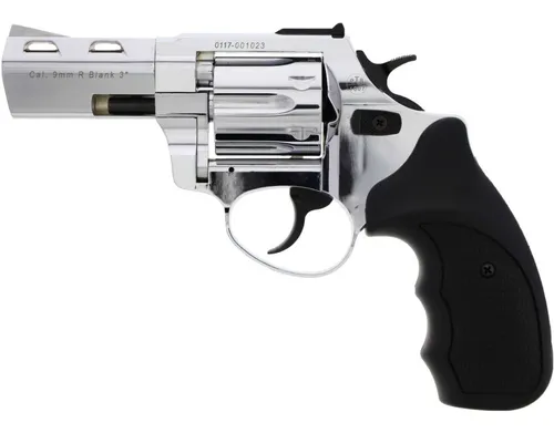 Revolver Zoraki R2 3 Fogueo 380/9mm Cromada
