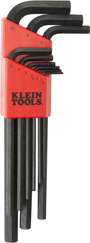 Llaves Hexagonales Allen Klein Tools® Métricas Made In Usa Color Negro