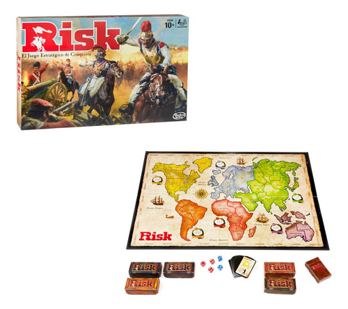 Juego De Mesa Hasbro Gaming Risk: El Juego De La Conquista