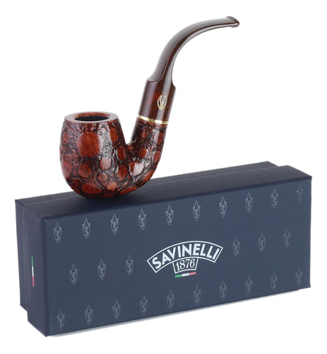 Pipa De Cocodrilo Savinelli - Pipa De Tabaco De Brezo