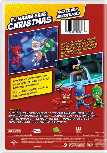 Pj Masks: Pj Masks Save Christmas Dvd