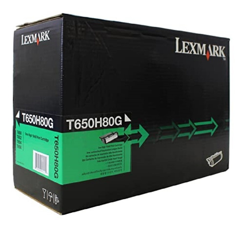 Imagen 1 de 3 de Toner Lexmark Original T650h80g 7650, T652, T654 T656 Nuevo