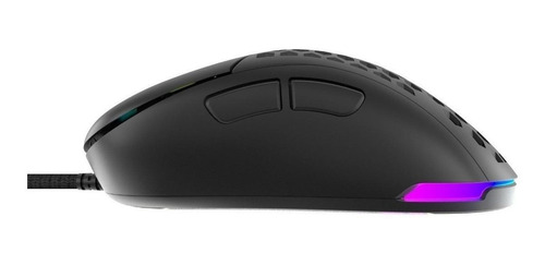 Imagen 4 de 5 de Mouse De Juego Vsg Aquila Air Negro Mate Ligero, Rgb Macros
