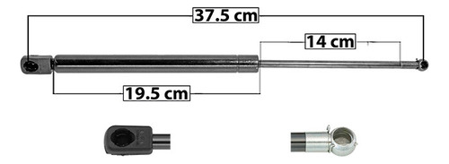 Amortiguador Cofre Hummer H3 2006 - 2010 Mnj