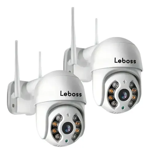 Kit 2 Câmeras de Segurança WiFi 2MP com Aplicativo Yoosee Leboss
