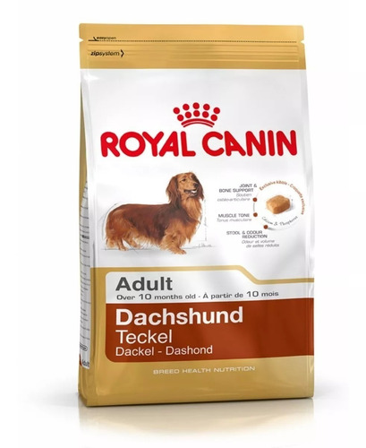 Imagen 3 de 3 de Alimento Royal Canin Breed Health Nutrition Dachshund para perro adulto de raza mini y pequeña sabor mix en bolsa de 3 kg