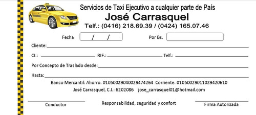 Pack De 4 Talonarios De Facturas Genéricos.