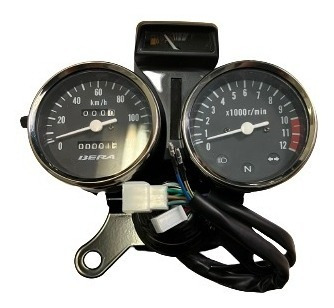 Imagen 2 de 4 de Tacómetro De Bera 200 Con Indicador De Velocidad Y Gasolina