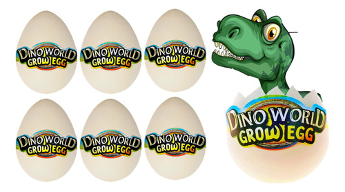 Juguete Mgico De Huevos De Dinosaurio Para Eclosionar (6 Hue