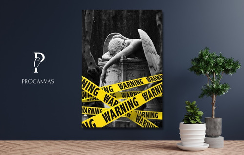 Cuadro Decorativo Canvas Para Estancias Fallen Angel Warning