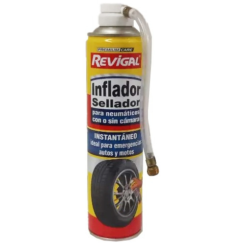 Inflador Sellador De Neumaticos Emergencia Auto Moto 420 Cm3