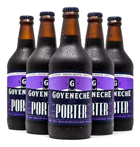 Combo X 6 Cerveza Artesanal Goyeneche 500ml - Porter