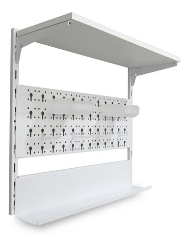 Tablero Panel Organizador De Pared Con Repisa Y Accesorios