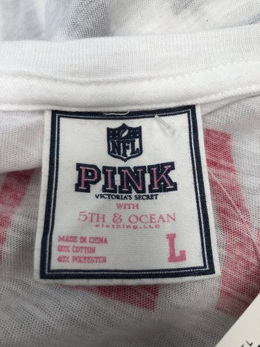 Playera Victoria's Secret L De Color Azul (Usado)