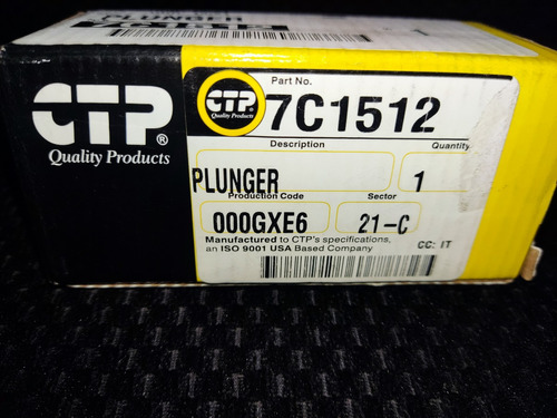 Plunyer Presion Aceite Caterpillar C27-c32   7c1512