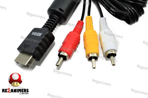 Cable Audio Video Ps1 Ps2 Play Station (reganimers)