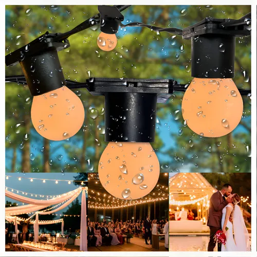 Varal De Luzes 20 Metros Festao Com Lampadas Ja Inclusas Incandes...