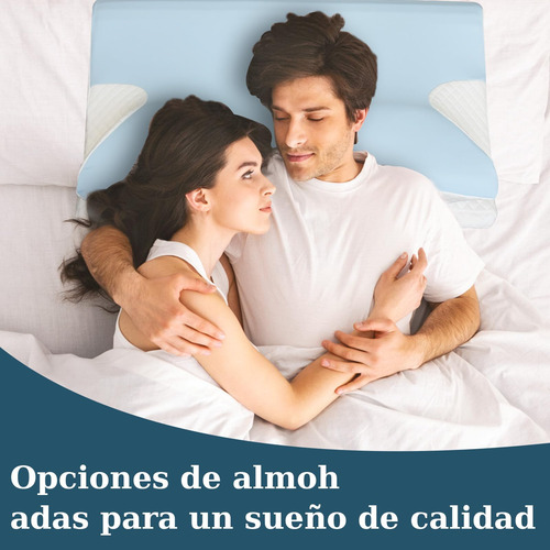 Almohada Memory Foam, Almohada Cervical Para Aliviar El