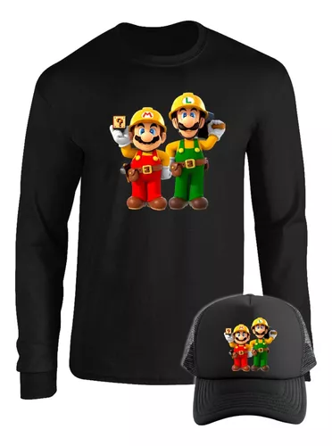 Combo Gorras Mario y Luigi Bros