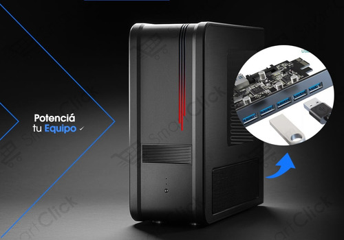 Imagen 4 de 10 de Placa Pci A Usb 3.0 Pcie Express De 4 Puertos 5gbps Chip Vli