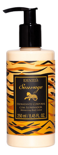 Identità Sauvage Onça Hidratante Corporal Iluminador 250ml