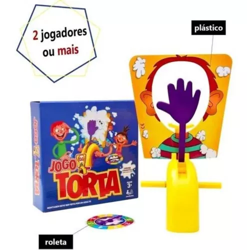 Jogo Roleta Infantil Torta Na Cara +3 anos Polibrinq 6014 - Papelaria  Criativa