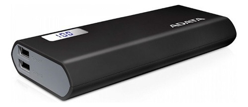 Power Bank Adata 12500 Mah Doble Usb P12500d Negro Full