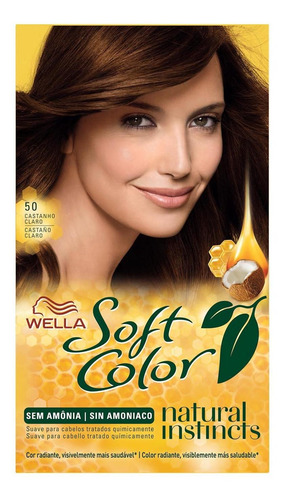 Tonalizante Soft Color Creme Wella 50 Castanho Claro